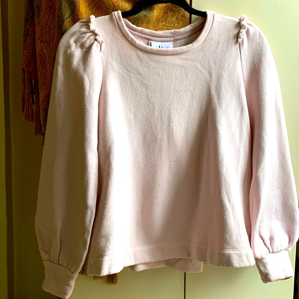 G Label soft pink sweatshirt XS